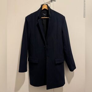 Men Rains Wool Navy Jacket - Pre-Owned, Excellent Condition